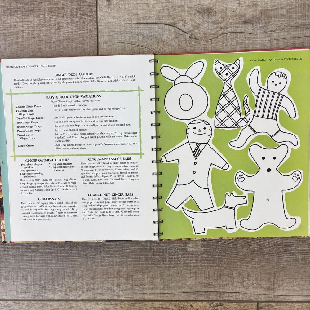 Vtg 1963 Betty Crocker's Cooky Book 1st Edition 8th Printing Spiral Bound HC - Picture 9 of 13